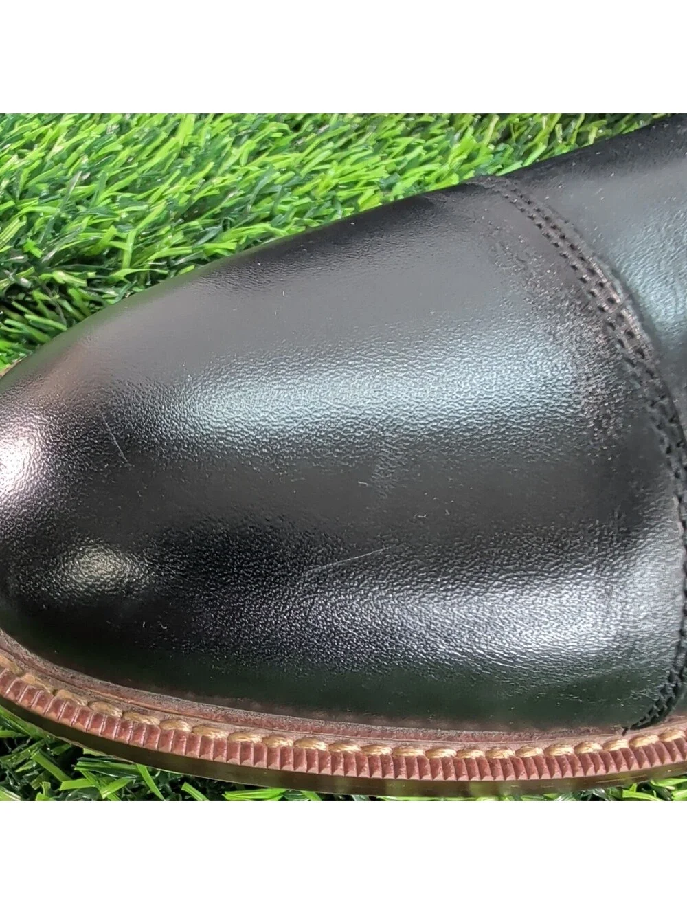 BLAKE MCKAY T9 BLACK LEATHER CAP TOE OXFORD SHOES MEN'S SIZE 11 LACE UP